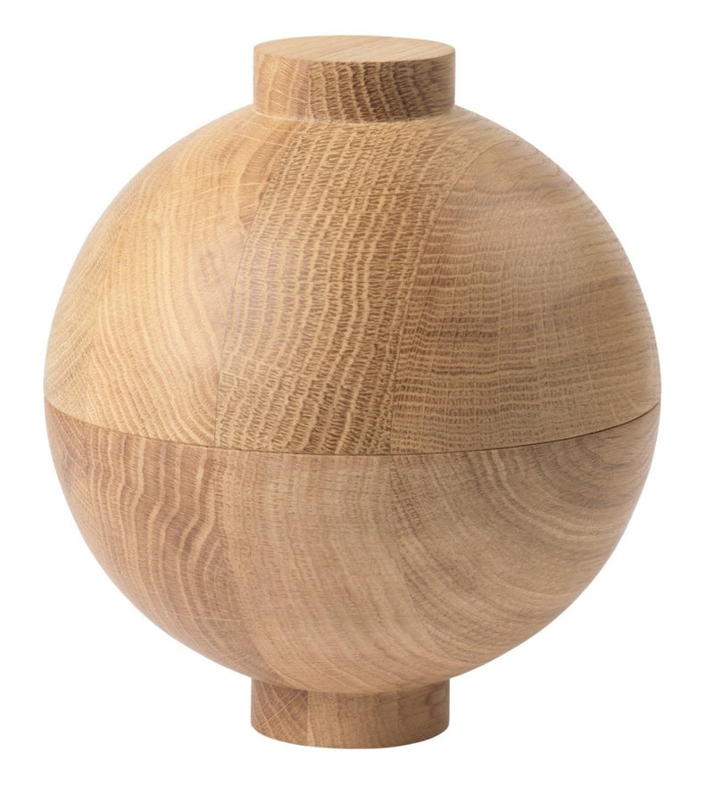 Wooden Sphere - Kristina Dam - Art + Objects - Large - Natural Oak - HORNE