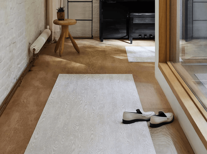 Woodgrain Floor Mat - Chilewich - Rugs - Small - Birch - HORNE