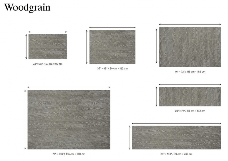 Woodgrain Floor Mat - Chilewich - Rugs - Small - Birch - HORNE