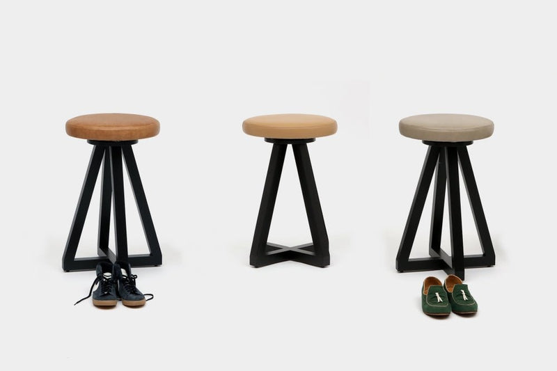 X2 Stool - Artless - Stools + Benches + Ottomans - Walnut - Blackbean - HORNE