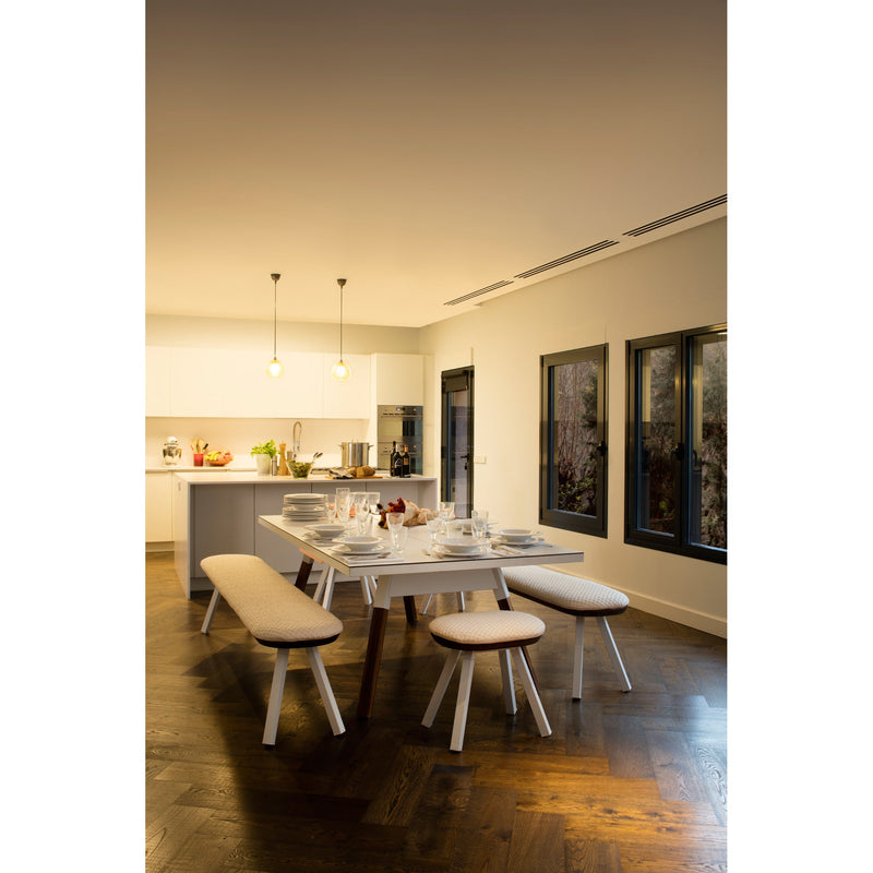 You And Me Bench - Indoor/Outdoor - RS Barcelona - Stools + Benches + Ottomans - 50 Stool - Black - HORNE