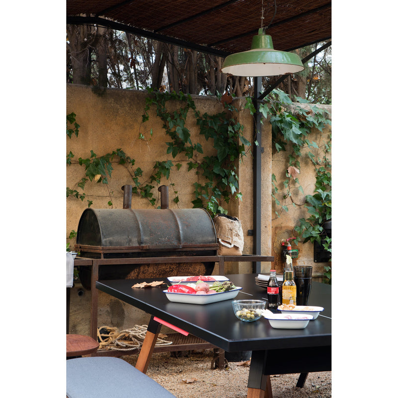 You And Me Bench - Indoor/Outdoor - RS Barcelona - Stools + Benches + Ottomans - 50 Stool - Black - HORNE