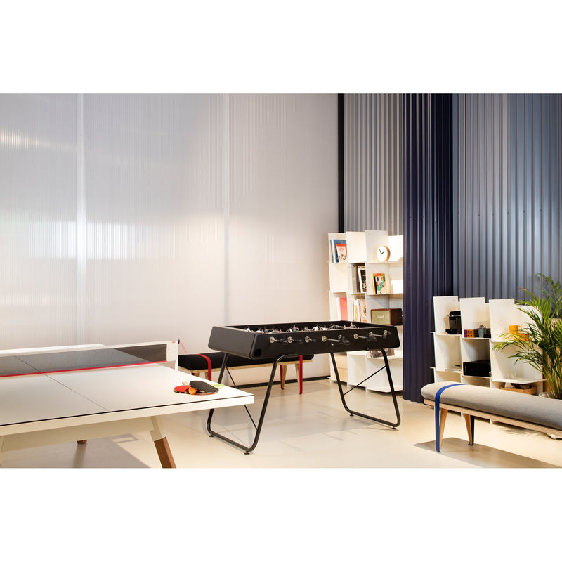 You And Me Bench - Indoor/Outdoor - RS Barcelona - Stools + Benches + Ottomans - 50 Stool - Black - HORNE