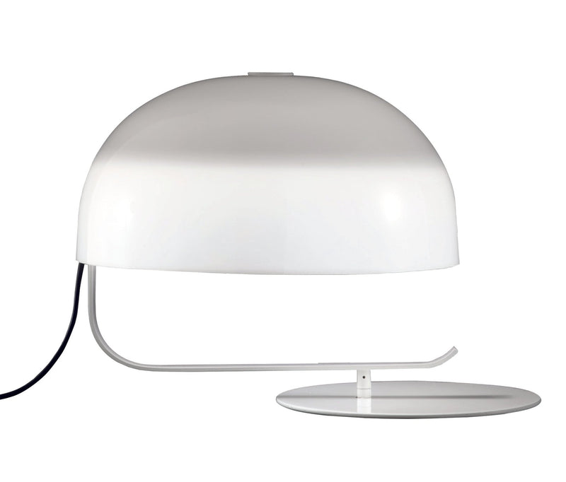 Zanuso Table Lamp - Oluce - Table + Task - White - HORNE