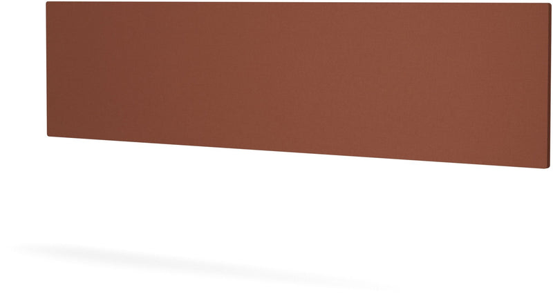 Zet Storage System, 60in, Back Panel and Magazine Shelf - Audo Copenhagen - Shelving - Back Panel - Brick Red - HORNE