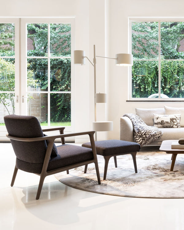 Zio Lounge Chair - Moooi - Chairs - Solis - Dawn - HORNE